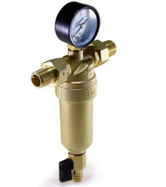 Фильтр промывной с манометром TIM (гор. вода) 1/2&quot;