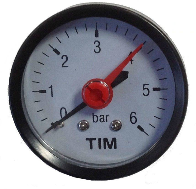 Манометр TIM 1/4 (Горизонтальный выход) 10 бар Y50T-10bar