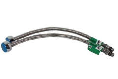 Гибкая подводка к смесителю из нержавеющей стали Lavita M10 х 1/2" (пара)