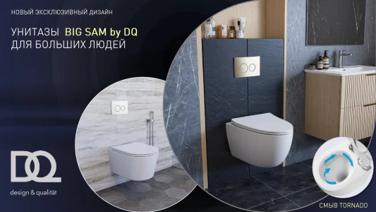 Унитаз подвесной безободковый (торнадо) DQ Schille 570*430*360мм, сиденье микролифт, белый () DT1466516