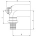 Угольник настенный Rehau Rautitan, длинный Ф20-1/2" 13661061001