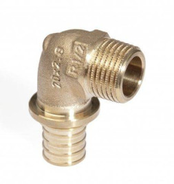 Угольник Rehau Rautitan с наружной резьбой Ф16-1/2&quot;