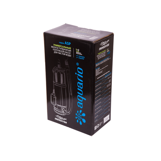 Насос колодезный Aquario FREEDIVER ASP3-30 (каб. 15м) 3330
